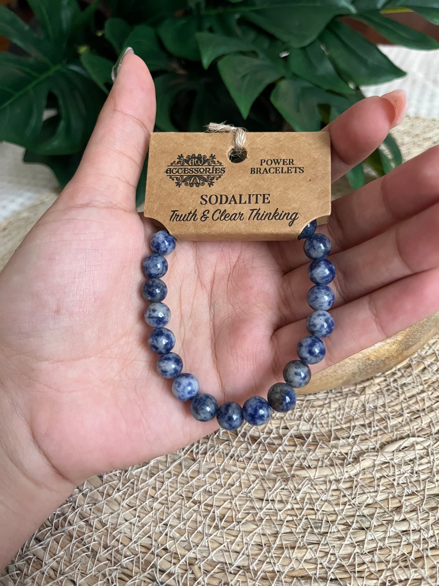 Bracelet Sodalite – Vérité & Clarté d’Esprit
