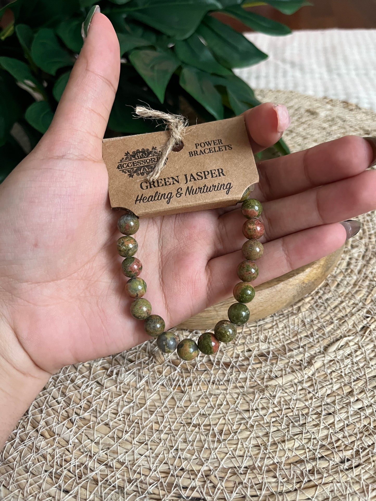 Bracelet Jaspe Vert – Guérison & Bienveillance