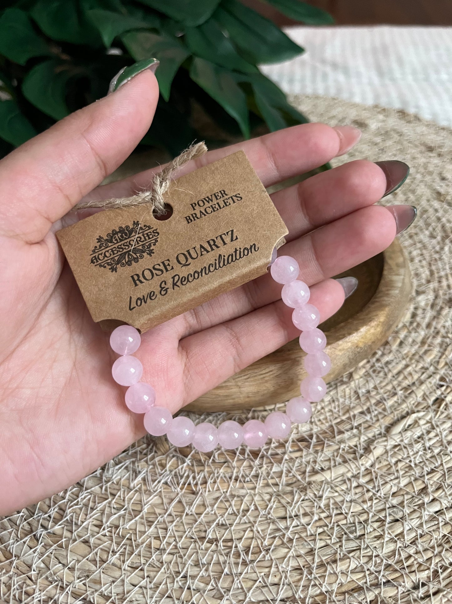 Bracelet Quartz Rose – Amour & Réconciliation