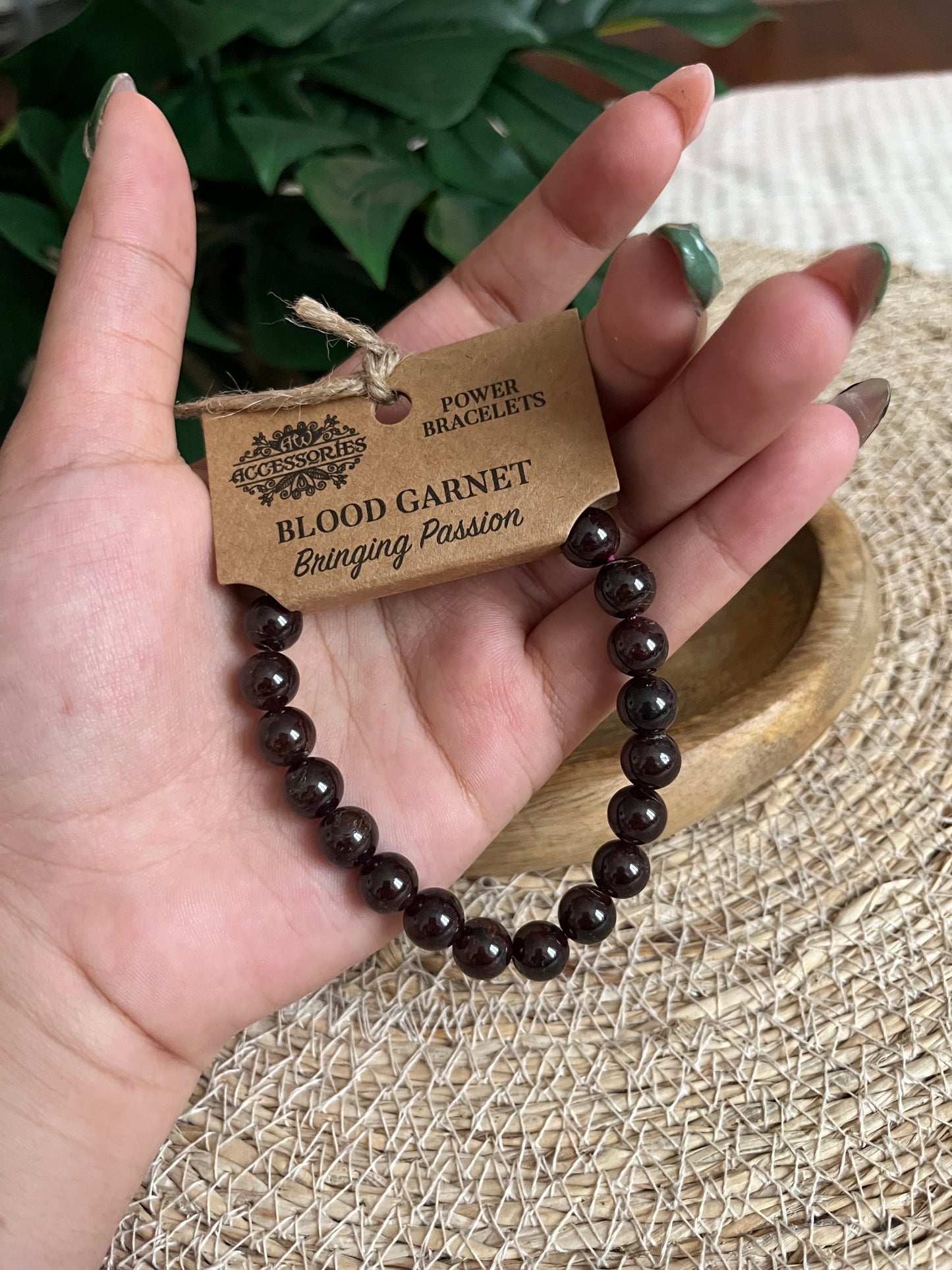 Bracelet Grenat (Blood Garnet) – Passion & Énergie