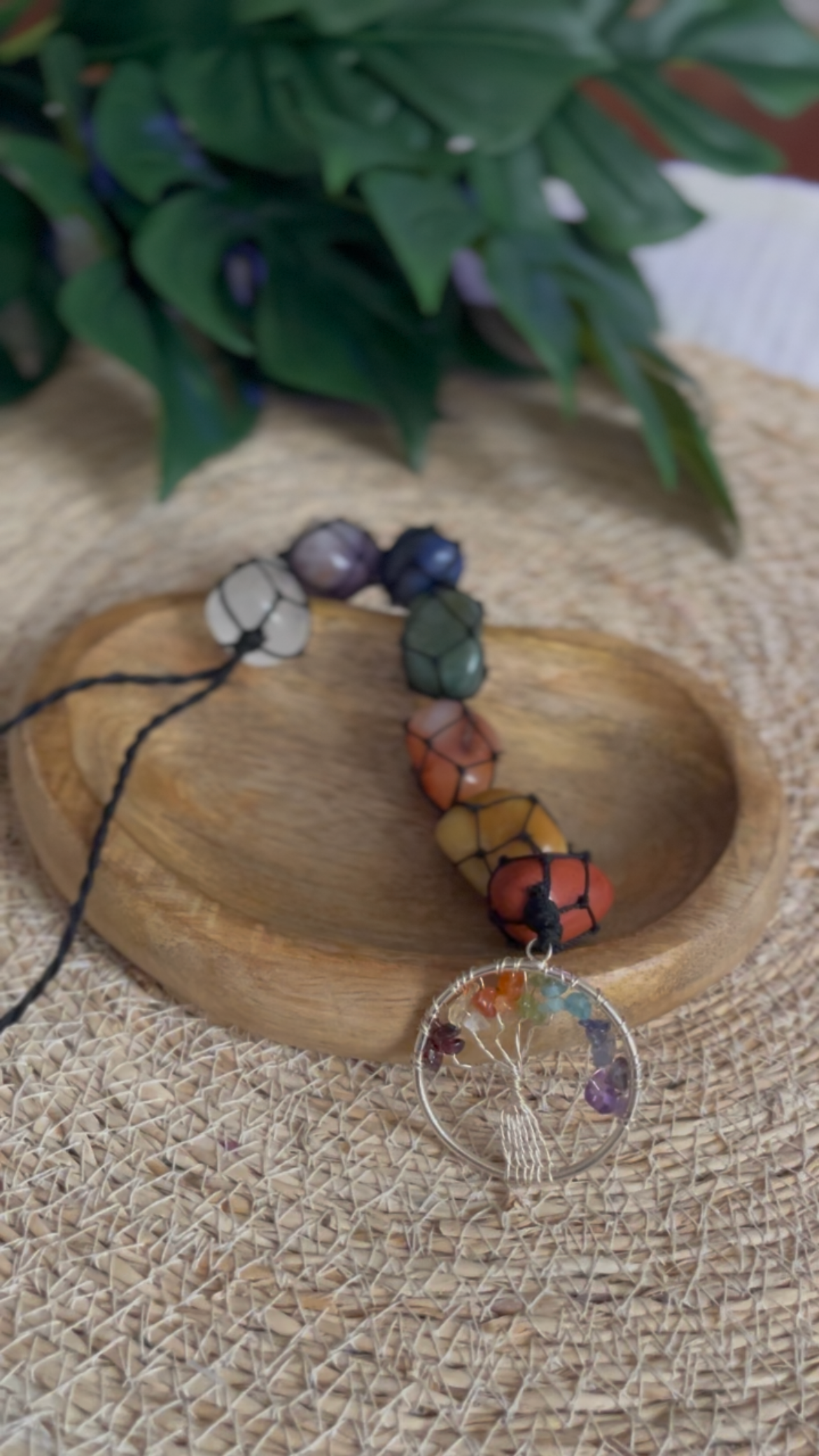 Suspension Chakras & Arbre de Vie – Équilibre Énergétique & Harmonie