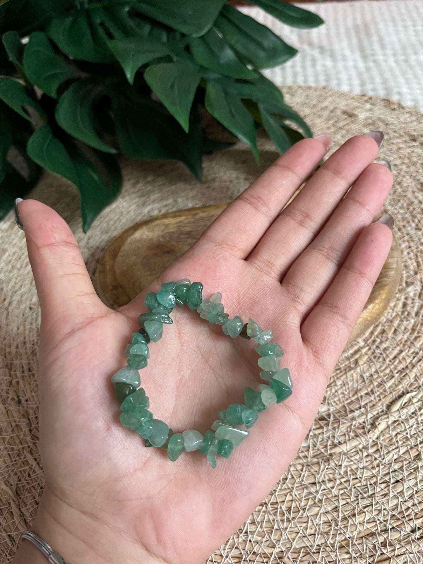 Bracelet en Aventurine Verte – Chance & Croissance