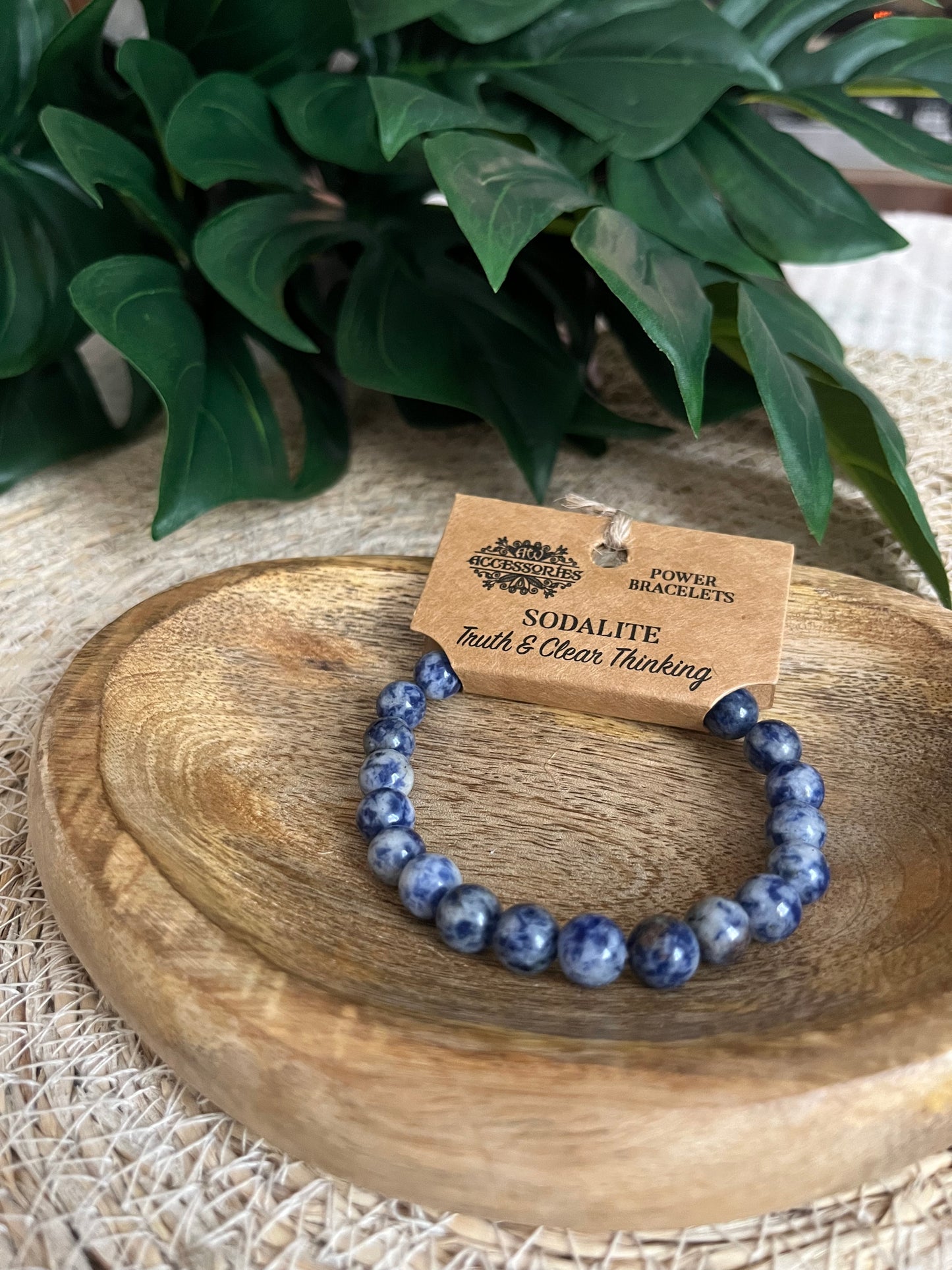 Bracelet Sodalite – Vérité & Clarté d’Esprit
