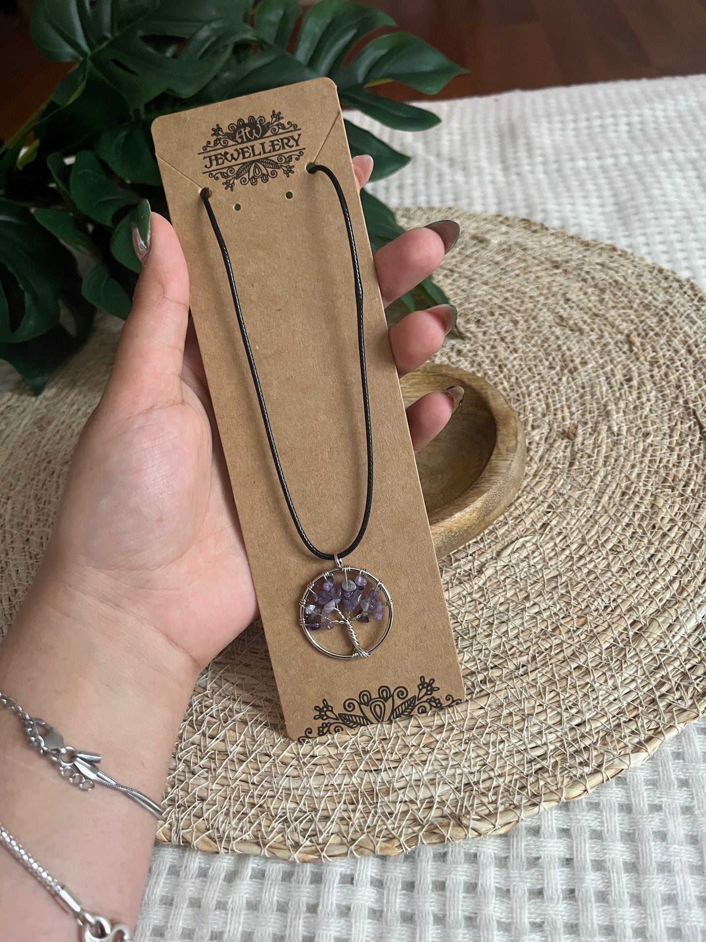 Collier Arbre de Vie – Améthyste
