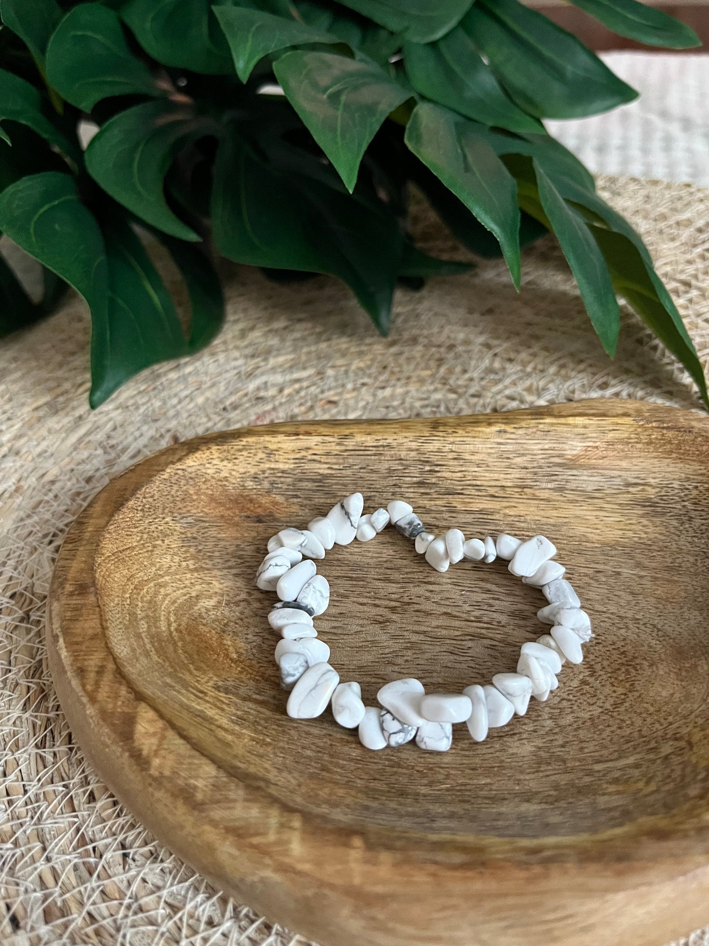 Bracelet en Howlite – Sérénité & Apaisement