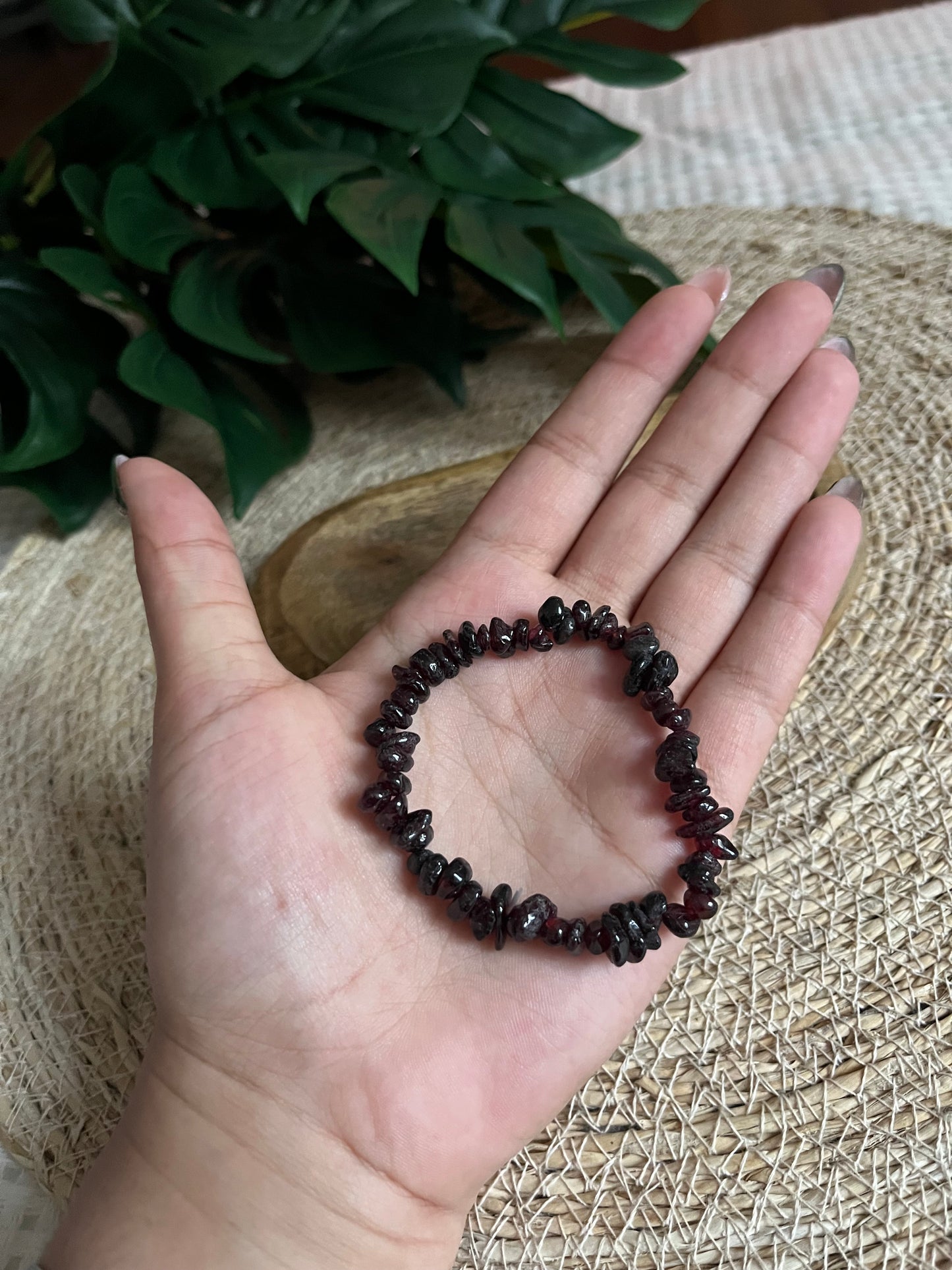 Bracelet en Grenat – Vitalité & Passion