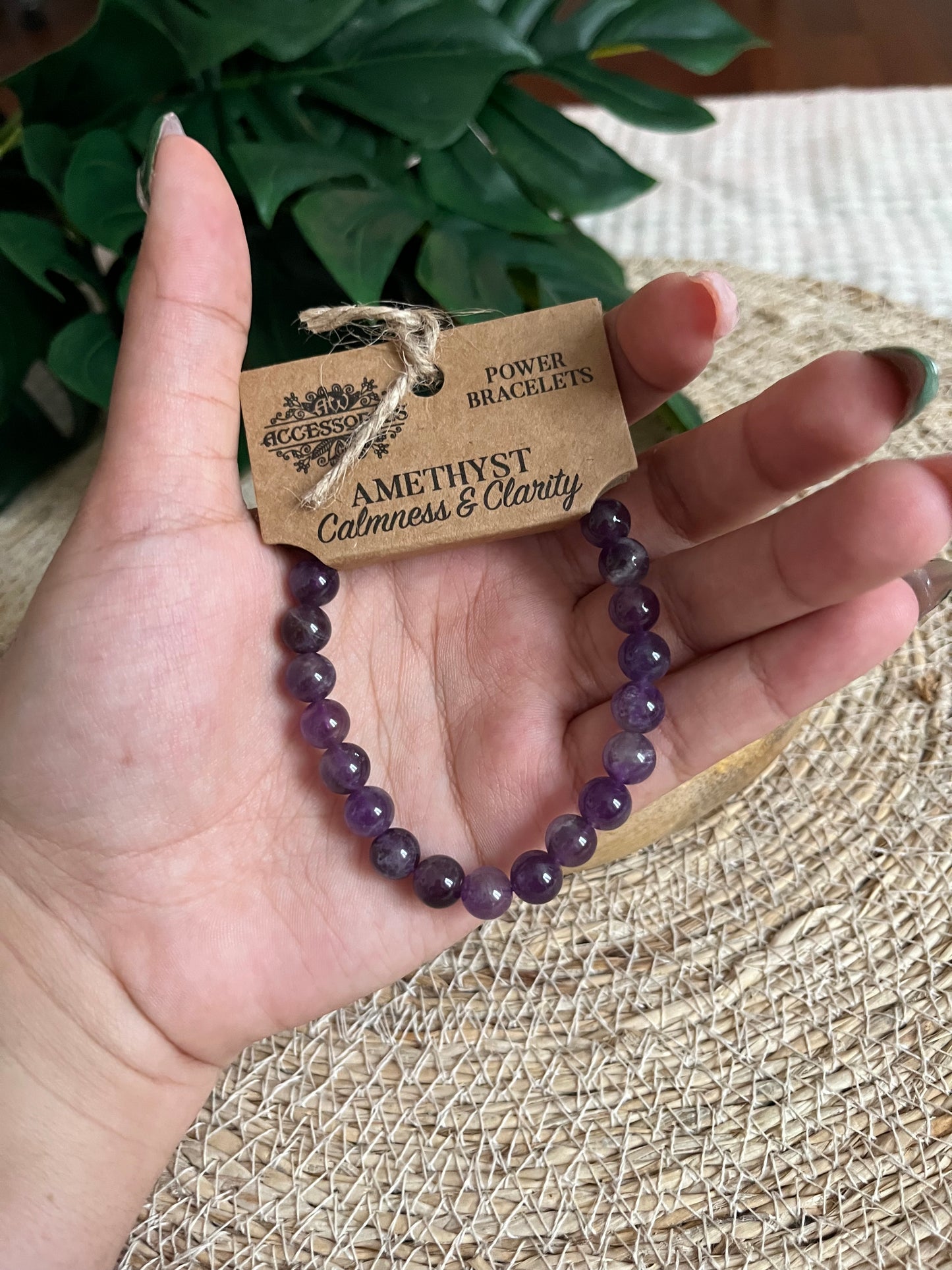 Bracelet Améthyste – Calme & Clarté