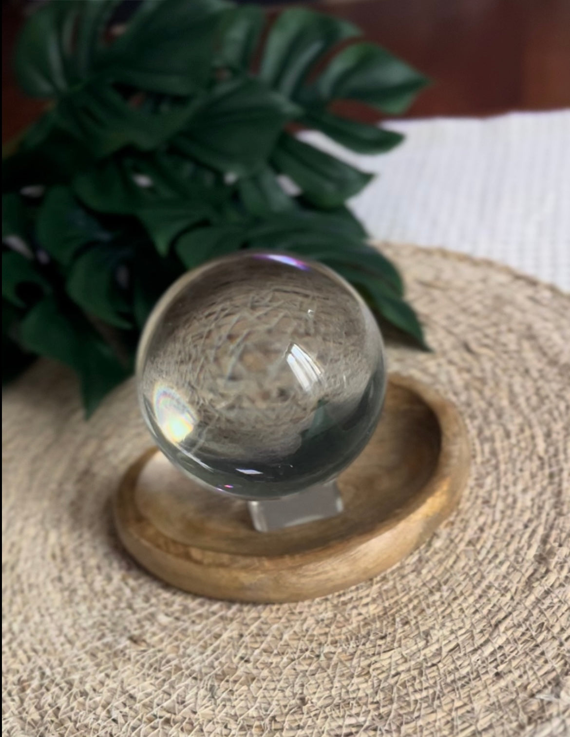 Boule de Cristal Clair – Outil de Divination