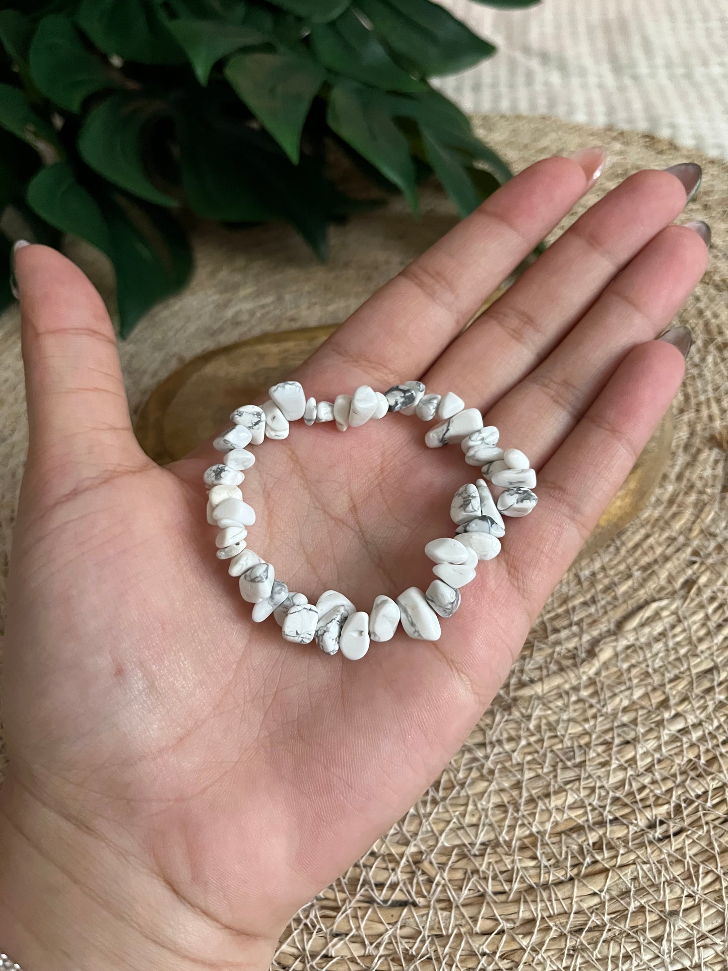Bracelet en Howlite – Sérénité & Apaisement