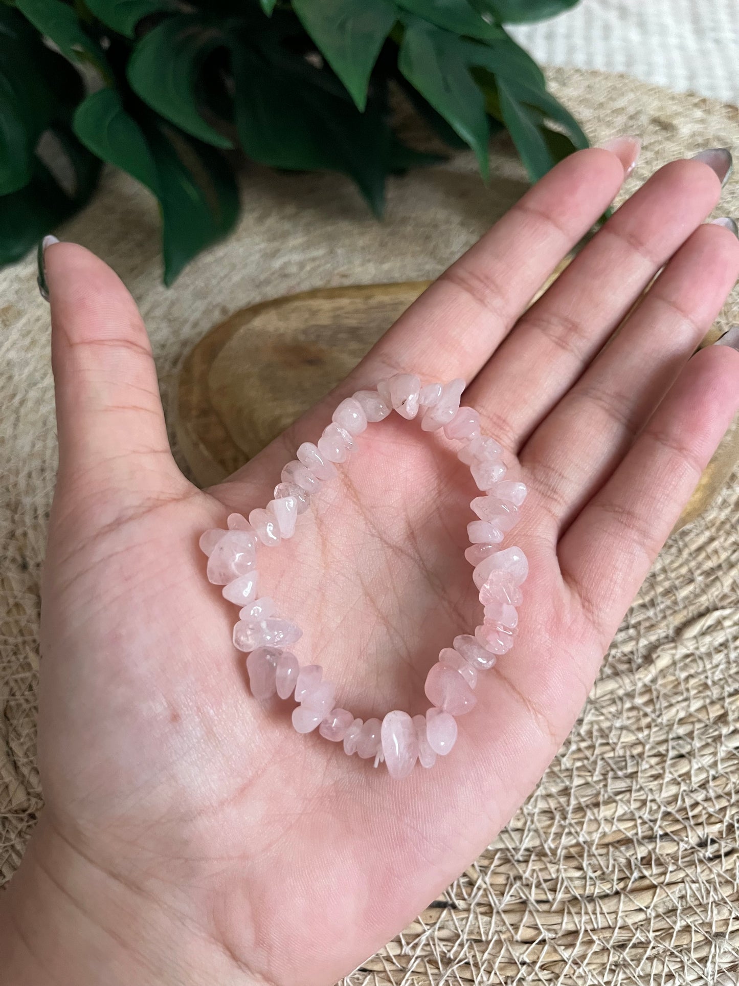Bracelet en Quartz Rose – Amour Doux & Guérison Émotionnelle