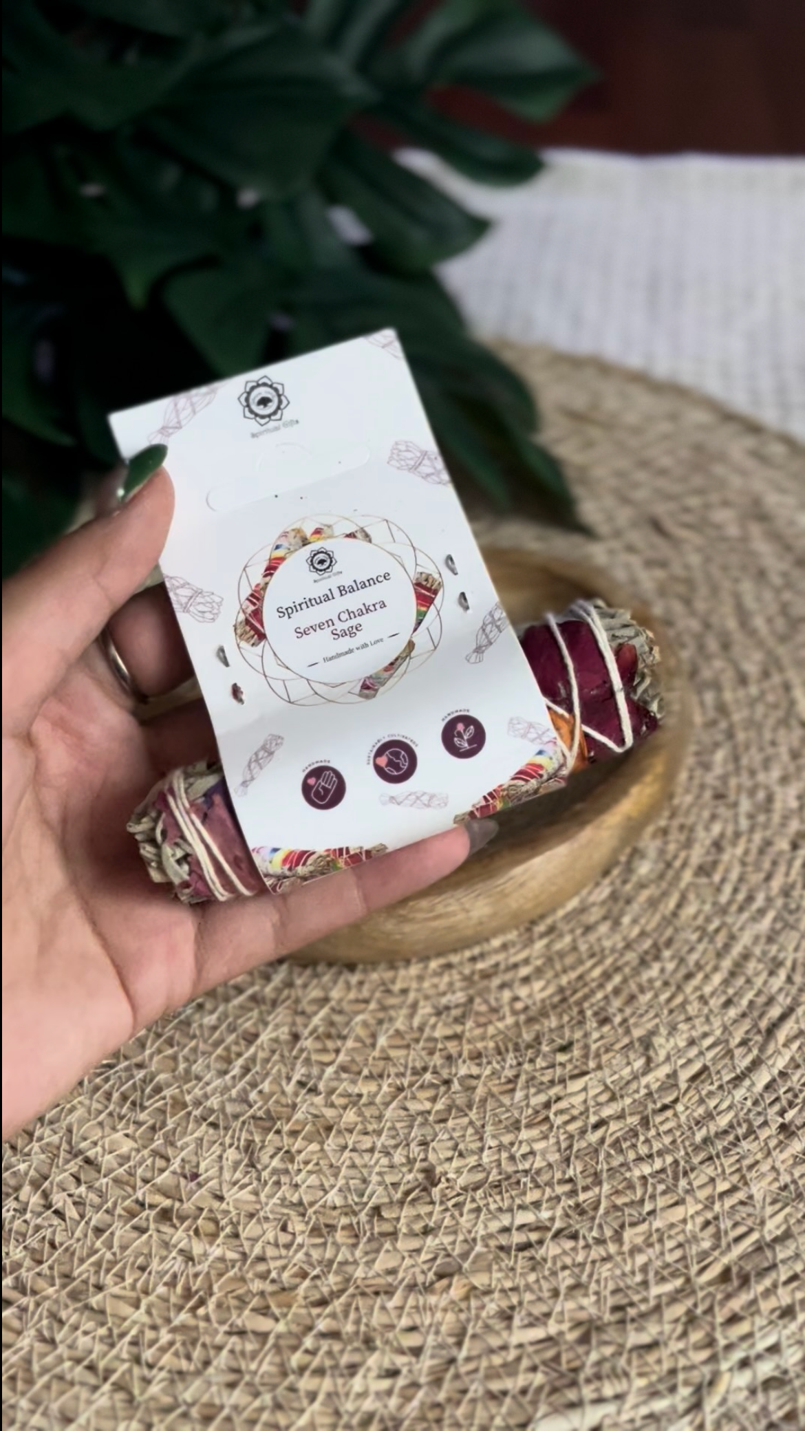Bâton de Fumigation – Sauge Blanche aux 7 Chakras