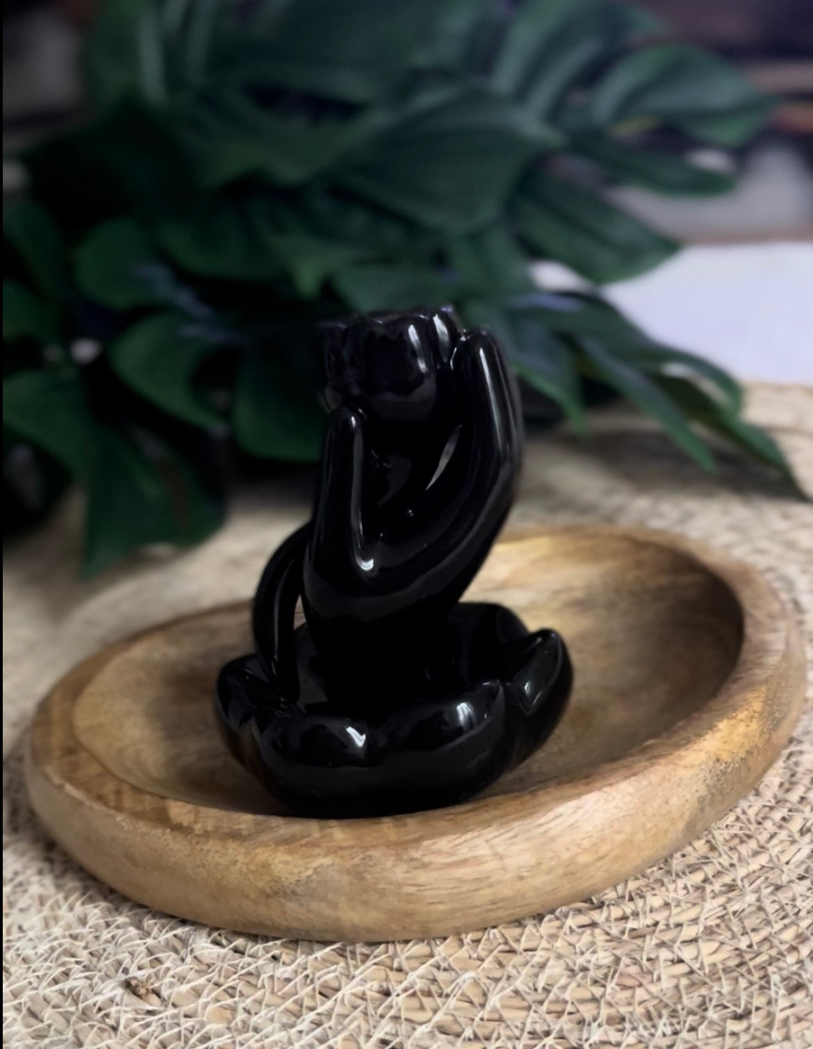 Porte-Encens Cascade – Déesse Méditative en Lotus