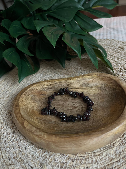 Bracelet en Grenat – Vitalité & Passion