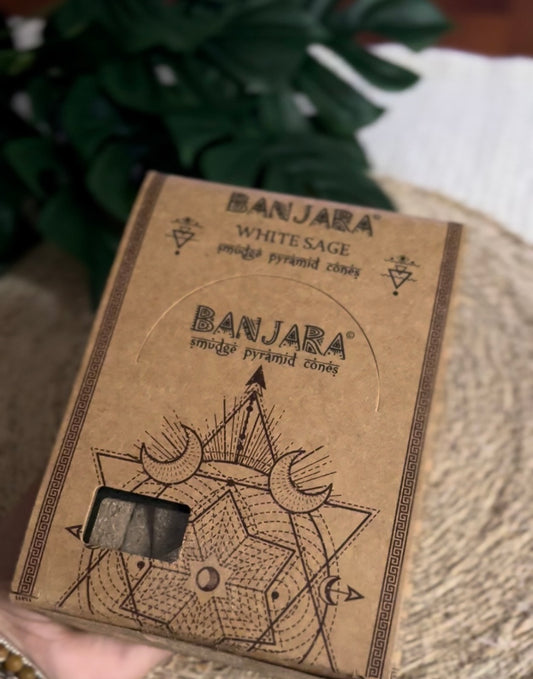 Cônes de Fumigation Banjara – Sauge Blanche 🌿