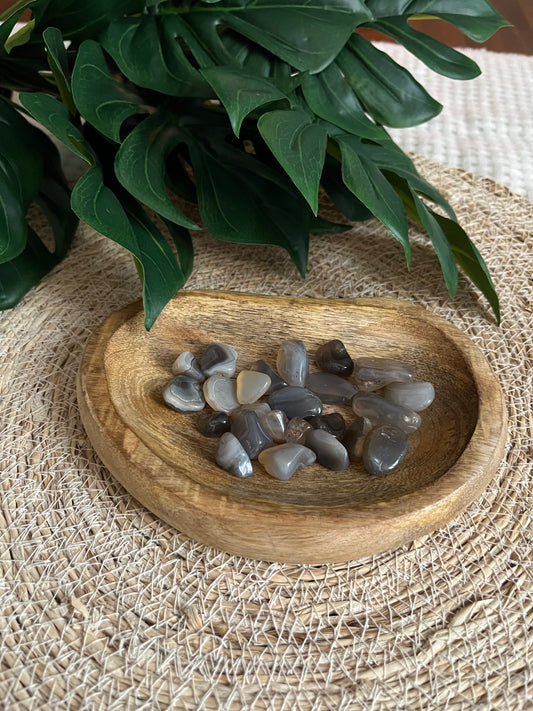 Agate Grise – Pierre roulée