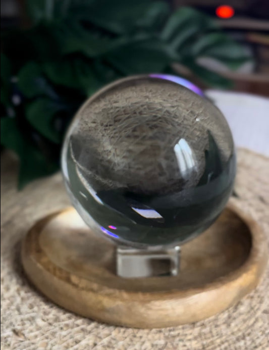 Boule de Cristal Clair – Outil de Divination