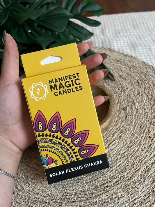 Manifest Magic Candles – Solar Plexus Chakra