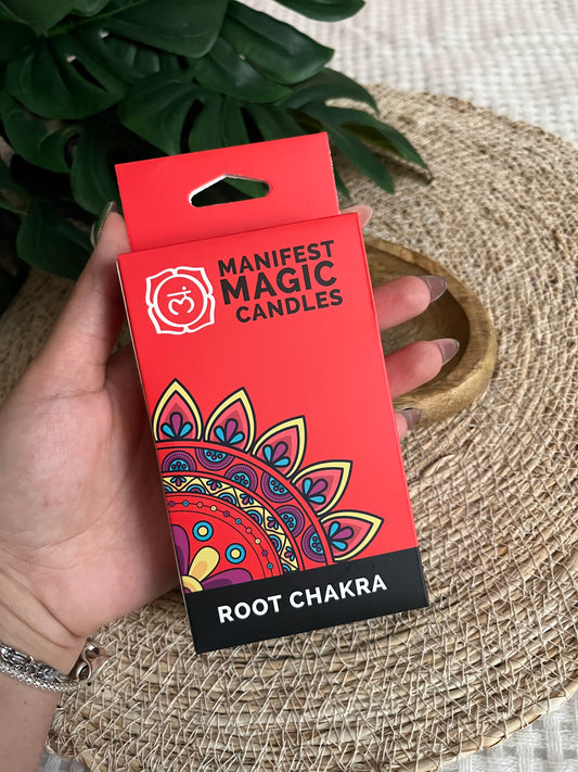 Manifest Magic Candles – Root Chakra