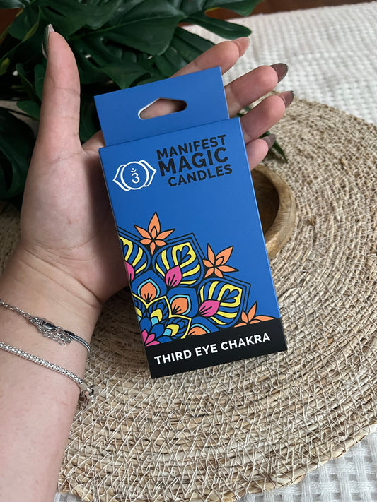 Manifest Magic Candles – Third Eye Chakra