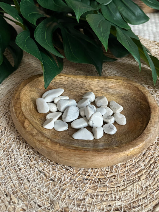 Howlite Blanche – Pierre roulée