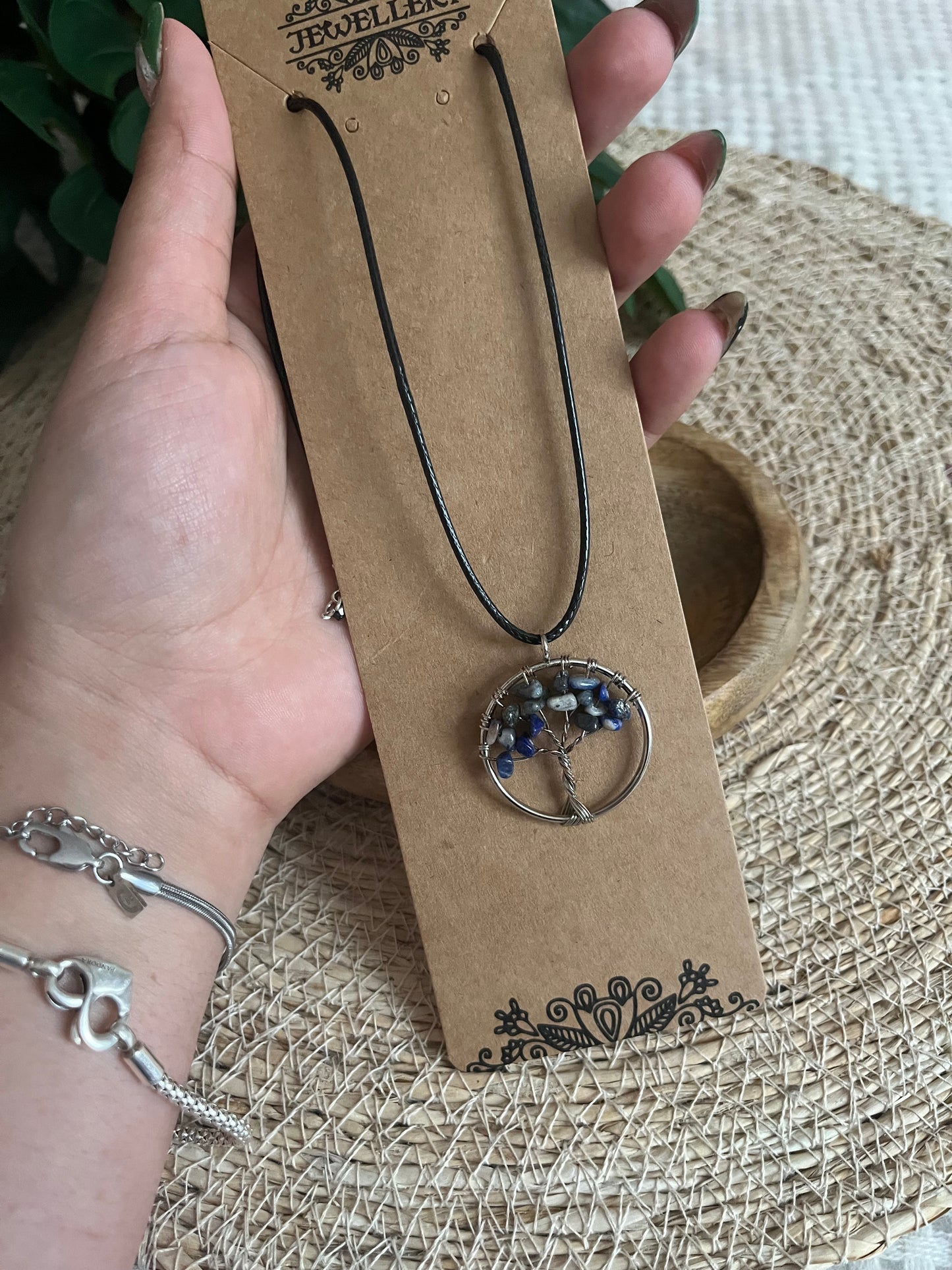 Collier Arbre de Vie – Lapis Lazuli