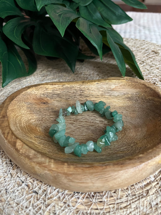 Bracelet en Aventurine Verte – Chance & Croissance