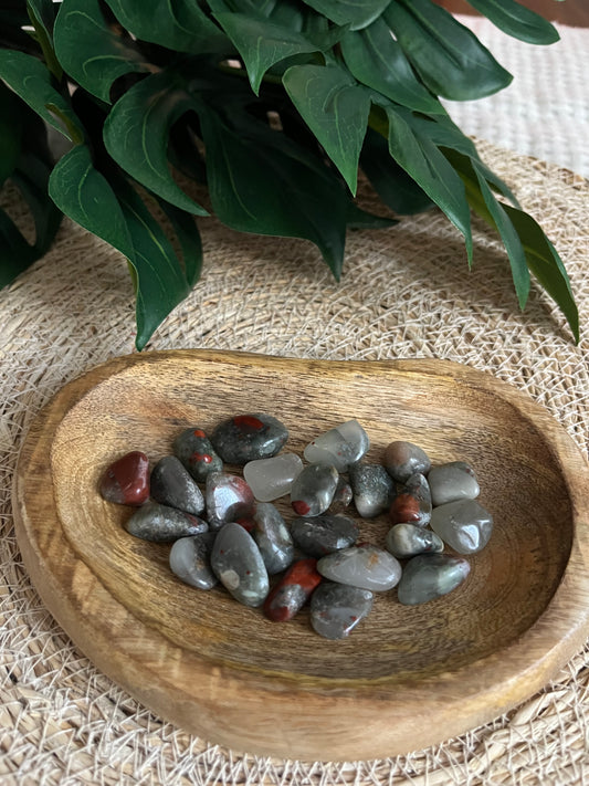 Héliotrope (Bloodstone) – Pierre roulée