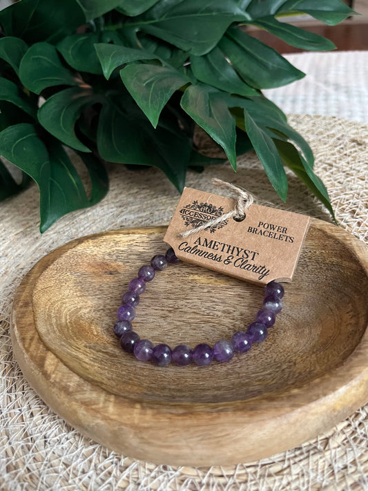 Bracelet Améthyste – Calme & Clarté