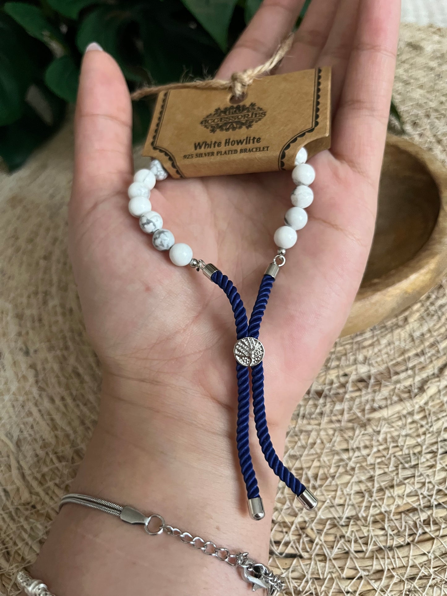 Bracelet Howlite Blanche – Calme & Clarté