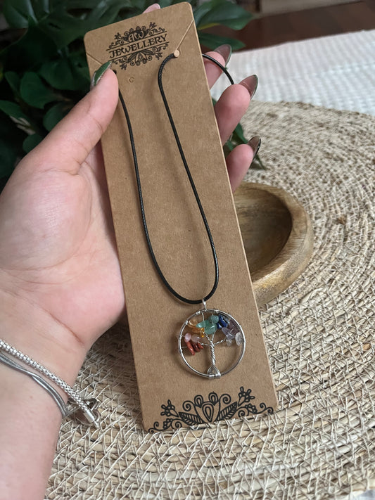 Collier Arbre de Vie – 7 Chakras